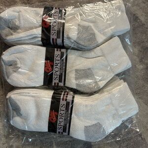 White Sports Socks 3 Pack of 5 Pairs